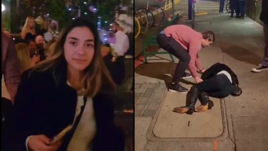 Fitness tech giant Strava fires senior employee after viral video shows her drunkenly attacking restaurant staff in US